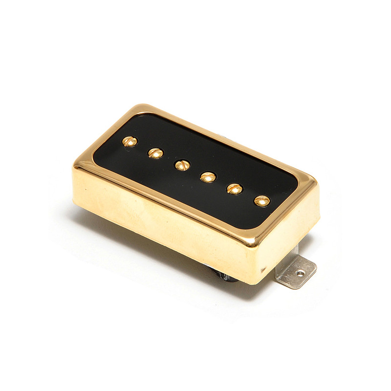 [P9BGB] DUESENBERG® MICRO P-90 FORMAT HUMBUCKER DOMINO CHEVALET CAPOT OUVERT DORÉ
