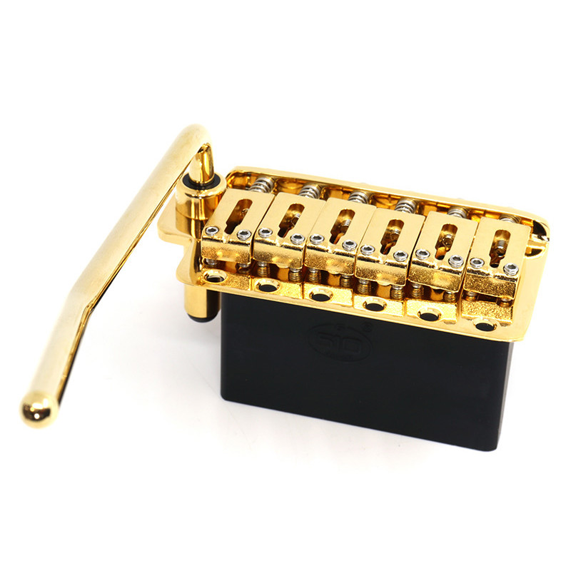[510T-FE1-37-G] GOTOH® 510T-FE1 VIBRATO 2 INSERTS PONTETS ACIER BLOC FST 37mm DORÉ
