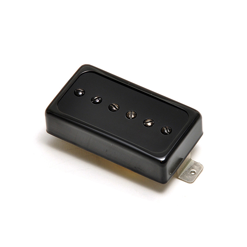 [P9NBB] DUESENBERG® MICRO P-90 FORMAT HUMBUCKER DOMINO MANCHE CAPOT OUVERT NOIR